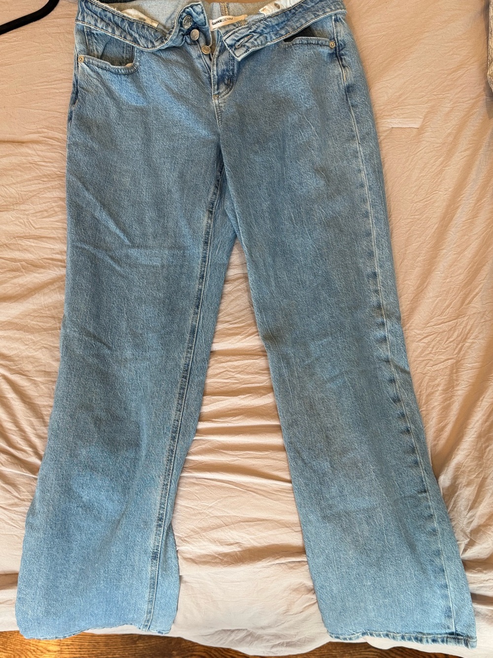 Garage fold over waistband size 28 womens